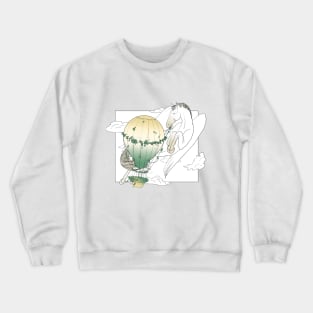 Pegasus and airballoon 2 Crewneck Sweatshirt